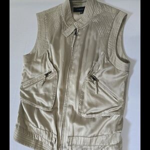 Karen Millen Cream Quilted Vest